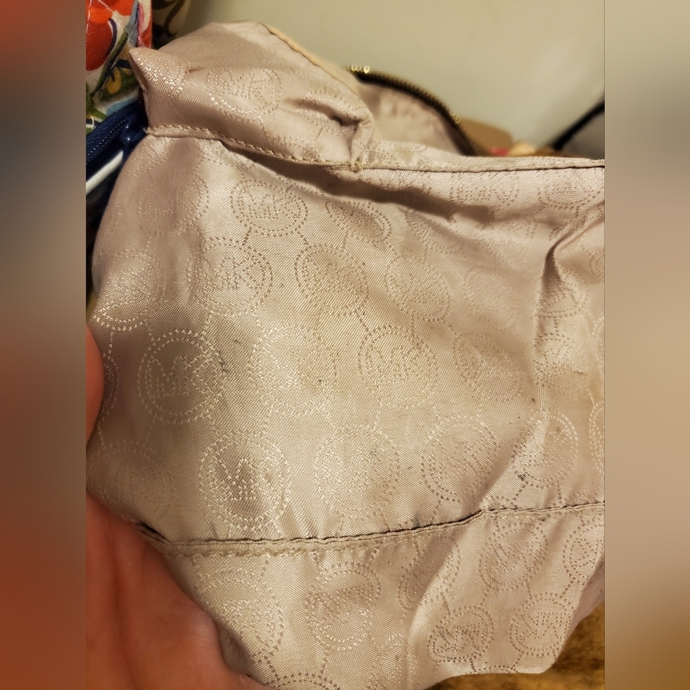 Michael Kors Grayson Suede Satchel  *FLAWS INSIDE - Picture 8 of 15